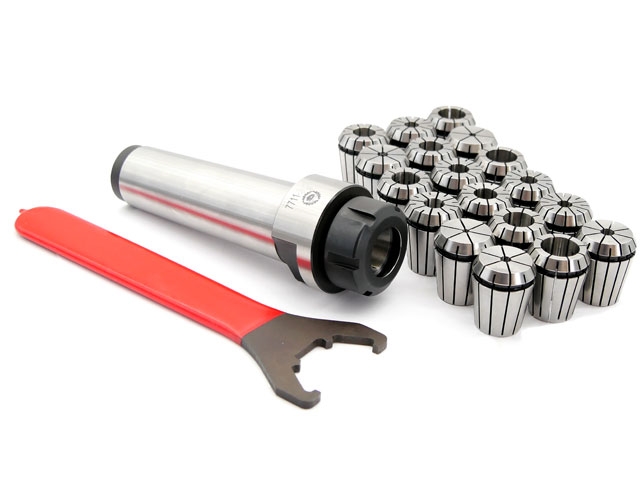 Oprawka zaciskowa do tulejek ER32 x 18 szt. - Morse 2 - komplet - ZM KOLNO (Typ 7711)