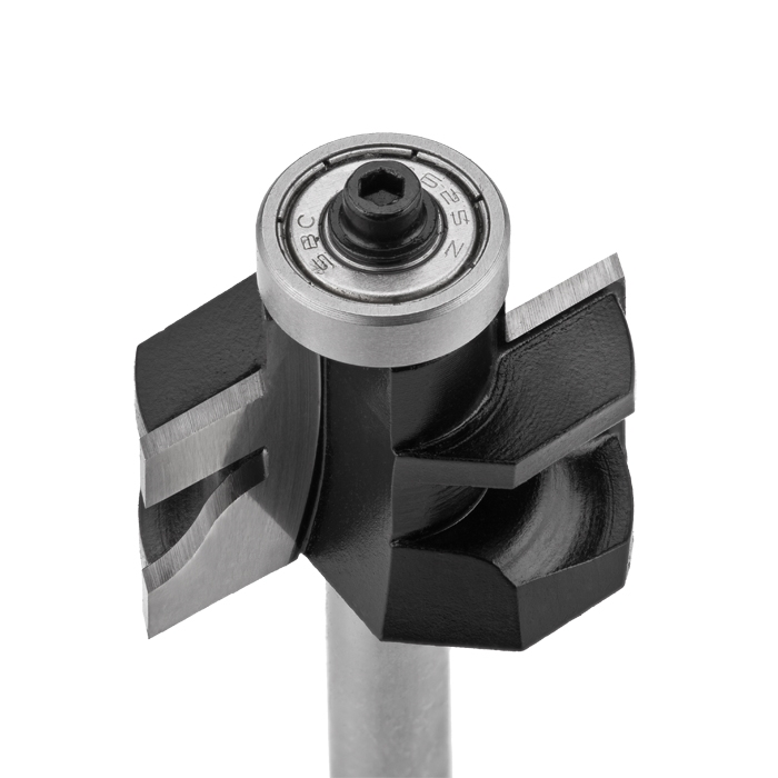 Frez kształtowy CNC PREMIUM do ramek drzwi meblowych - profil wzdłużny | Z łożyskiem dolnym | Śr. robocza 33,9 mm | Dł. robocza 25,4 mm - GLOBUS (FT913-3308-0001)