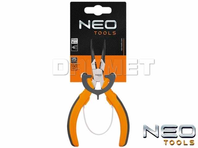 Szczypce precyzyjne wydłużone wygięte, długość: 140MM - NEO TOOLS (01-103)
