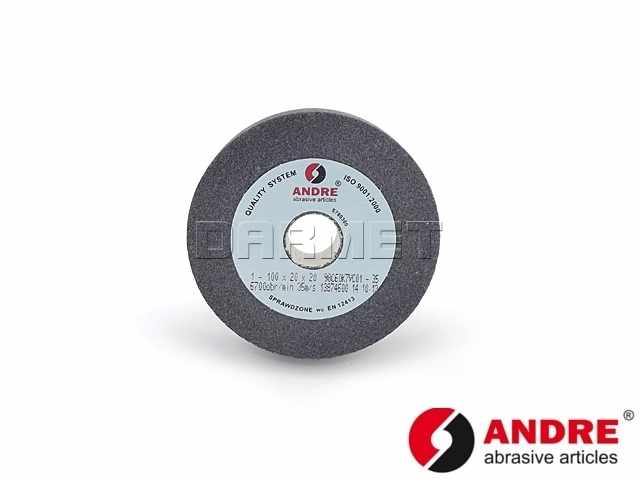 Kamień szlifierski 100 x 20 x 20 mm | ściernica płaska | typ 1 | 98C60K7VC01 - ANDRE 510157
