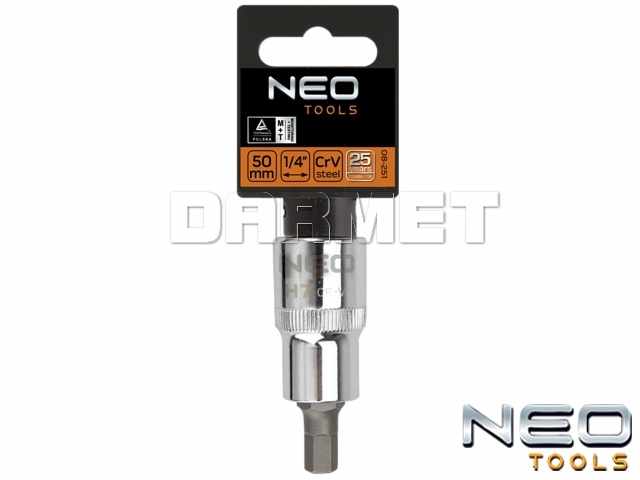 Nasadka z końcówką sześciokątną 1/2", H17 x 55MM - NEO TOOLS (08-777)