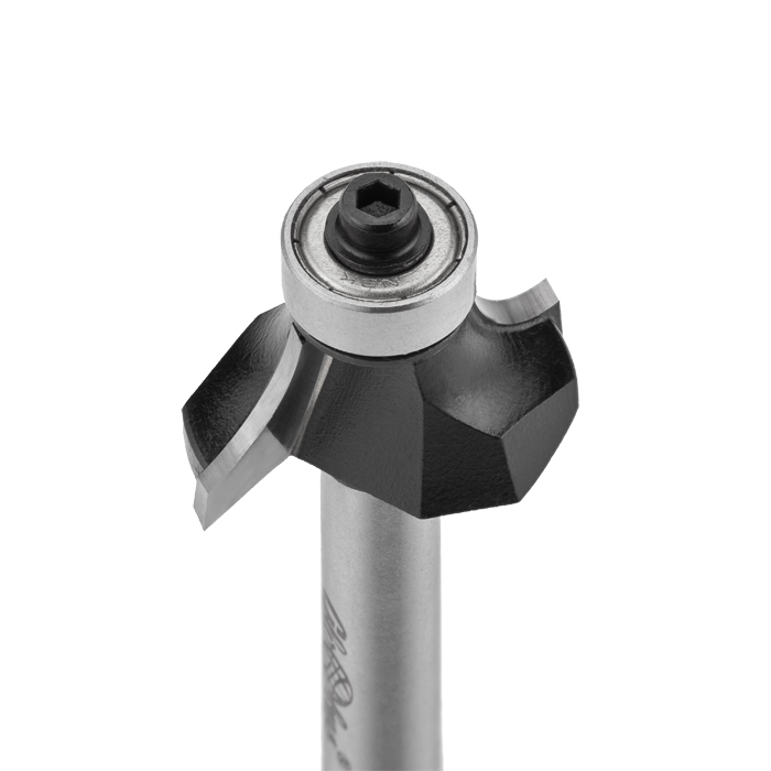 Frez do drewna zaokrąglający  R=4 CNC PREMIUM | Z łożyskiem dolnym | Śr. robocza 20,6 mm | Dł. robocza 8 mm - GLOBUS (FT910-2008-0001)