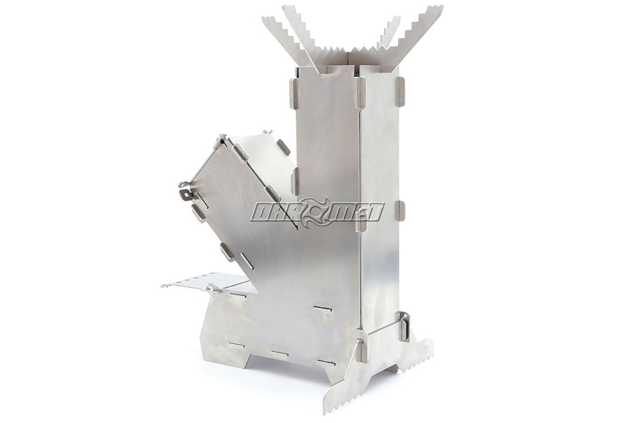 Mini piecyk kominek rakietowy survivalowy | kuchenka turystyczna do bushcraftu | z pokrowcem - DARMET