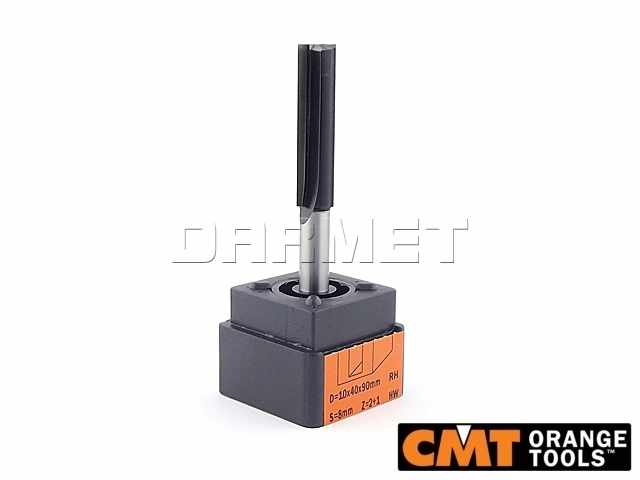 Frez prosty do drewna z ostrzem wiercącym, średnica 10 mm, długość robocza 40 mm - CMT (174.101.11)