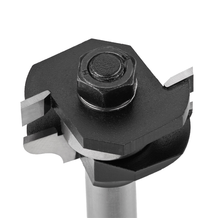 Frez kształtowy CNC PREMIUM do ramek drzwi meblowych - profil poprzeczny | Z łożyskiem dolnym | Śr. robocza 41 mm | Dł. robocza 25,4 mm - GLOBUS (FT915-4112-0002)