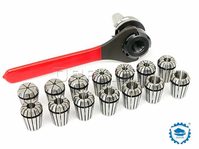 Oprawka zaciskowa do tulejek ER25 x 14 szt. - DIN40 - komplet - ZM KOLNO (Typ 7617)