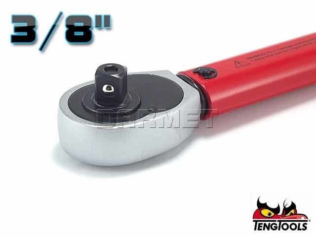 Klucz dynamometryczny 3/8" 3892AG-E1, zakres: 5-25Nm - TENGTOOLS (7319-0050)