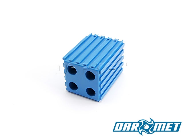 Stojak na oprawki ze stożkiem Morse MK1 kolor niebieski (2305) 50x50mm