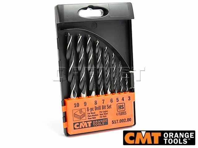 Zestaw wierteł do drewna | 8 szt. - CMT (517.002.00)
