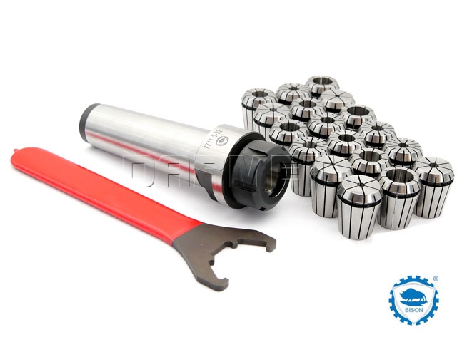 Oprawka zaciskowa do tulejek ER32 x 18 szt. - Morse 5 - komplet - ZM KOLNO (Typ 7711-KPL)