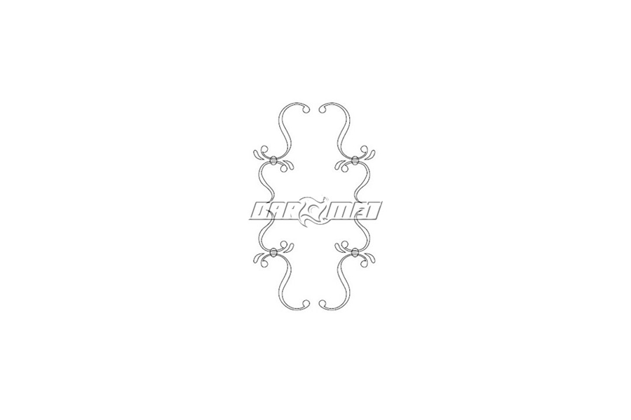 Szablon do rzeźbienia w drewnie | 365 x 210 mm | CMT (RCS-305)