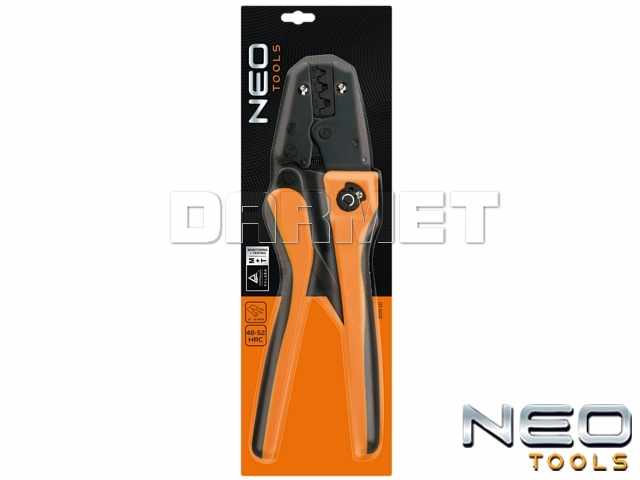 Szczypce do zaciskania końcówek nieizolowanych 22-12AWG, długość: 250MM - NEO TOOLS (01-502)