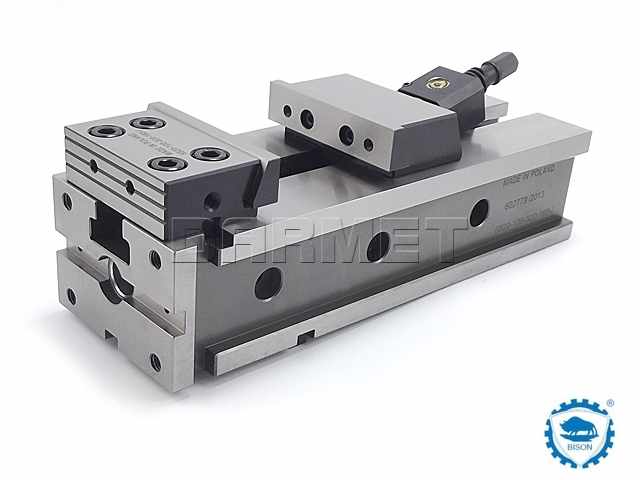 Imadło maszynowe 150 mm kompaktowe precyzyjne | typ 6820-150-425-205 - BISON 326820030200