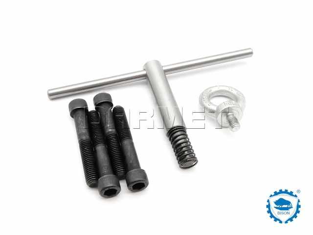 Uchwyt tokarski z niezależnym nastawieniem szczęk, żeliwny, 4 - szczękowy: 250 MM - BISON BIAL (4304-250)