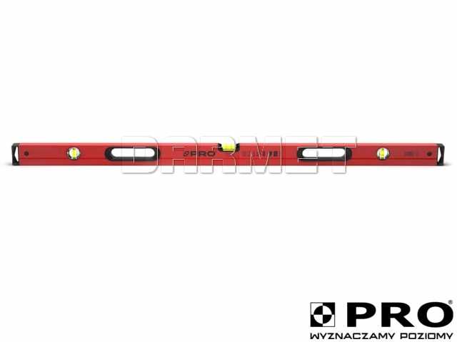 Poziomica 120CM ze wskaźnikami poziomu i pionu PRO800 ENDURANCE - PRO (3-01-01-BE-120)
