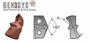 Płytka GEN3SYS standard XT 28,58mm, węglik C2 K20, pokrycie AM300 - AMEC (7C226P-0104)
