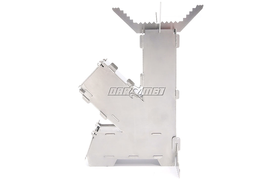 Mini piecyk kominek rakietowy survivalowy | kuchenka turystyczna do bushcraftu | z pokrowcem - DARMET