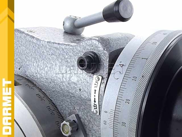 Stół obrotowy do frezarki, podziałowy (uchylny) 160 mm - DARMET DM-3441