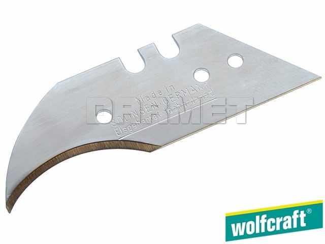 Profesjonalne ostrza półokrągłe, 58 x 0,65 mm - 5 sztuk - WOLFCRAFT WF4174000