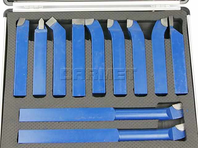 Zestaw noży tokarskich 20x20 mm | 11 szt.