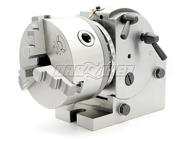Podzielnica półuniwersalna do frezarki | urządzenie podziałowe DM-2730 + uchwyt tokarski 125 mm
