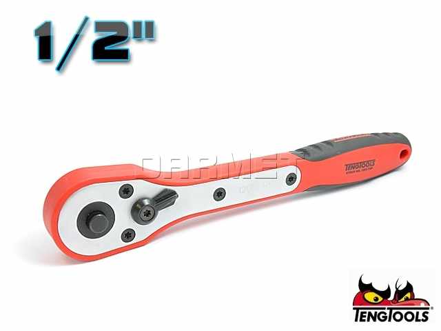 Grzechotka z trzpieniem chwytowym stałym 1200FRP, z chwytem kwadratowym 1/2" - TENGTOOLS (7429-0305)