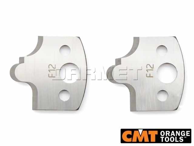 Noże profilowe do głowic, profil 12, wysokość robocza 40 mm, grubość 4 mm - CMT (690.012)