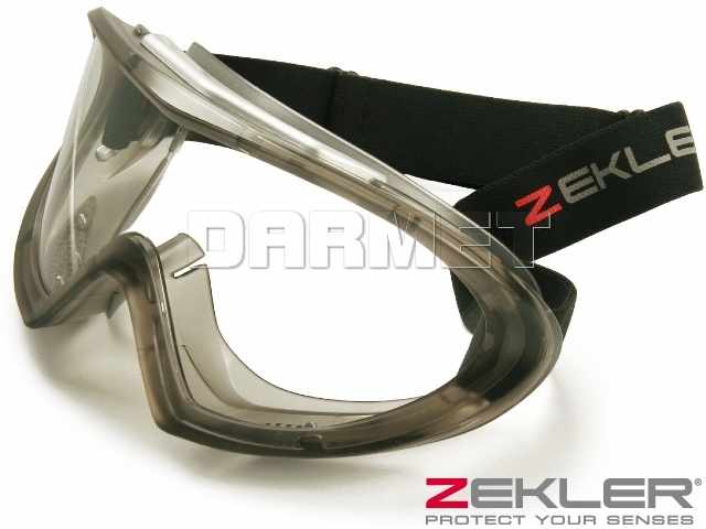 Gogle ochronne ZEKLER 90, szkła PC, bezbarwne - ZEKLER (380600908)