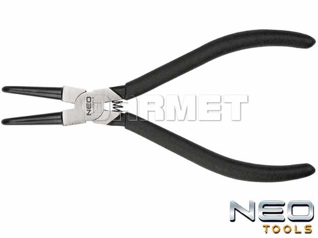 Szczypce do pierścieni osadczych wewnętrznych, wygięte, długość: 170MM - NEO TOOLS (01-044)
