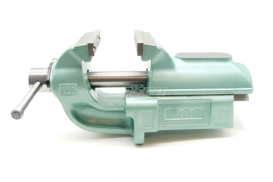 Imadło ślusarskie 150 mm z prowadzeniem pryzmowym typ 1240-150 - BISON 321240170000