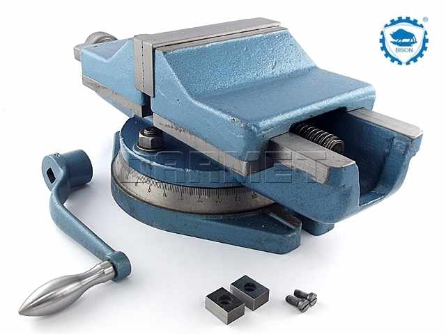 Imadło maszynowe obrotowe samocentrujące 160 mm | typ 6531-160 - BISON-BIAL 326531070600