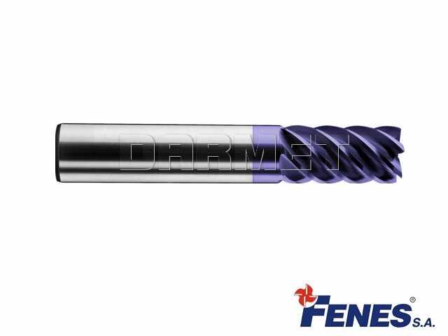 Frez do obróbki materiałów trudnoskrawalnych HARRDEN-312, VHM TiAIN - 10MM - FENES