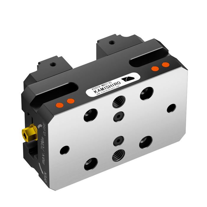 Imadło samo-centrujące 5-osiowe - 80 mm z podstawą - KAMISHIRO