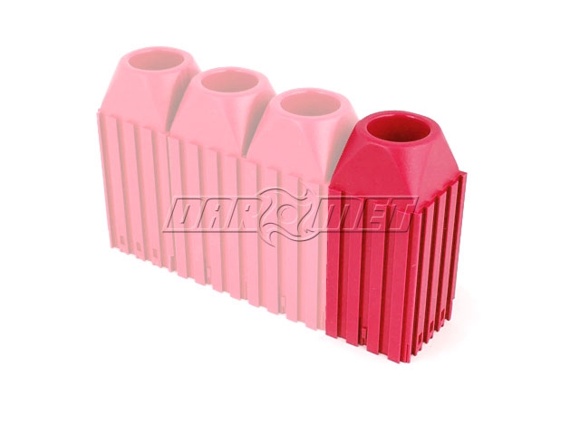 Stojak na oprawki ze stożkiem Morse MK3 | kolor czerwony (2015)