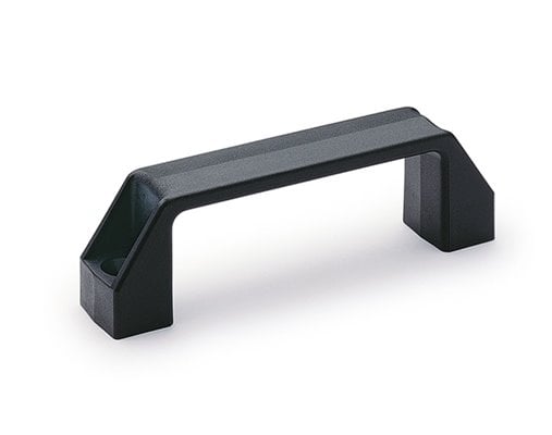 Uchwyt plastikowy technopolimer z poliamidu PA czarny M.443/180-SH - ELESA+GANTER