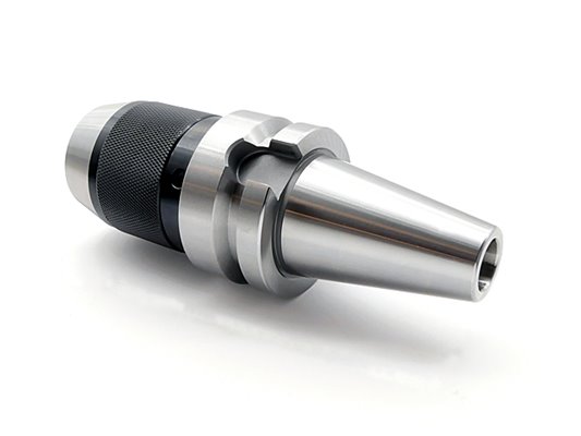 Trzpień zintegrowany BT40 | oprawka z uchwytem wiertarskim bezkluczykowym | 0,5-16 mm monolit - DARMET (DM-100)