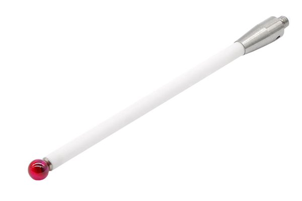 Trzpień pomiarowy prosty, kulka rubinowa, gwint M4, średnica 6 mm, długość 100 mm, efektywna długość robocza 88,5 mm - RENISHAW A-5000-3712