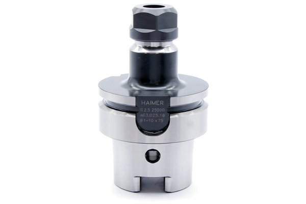 Oprawka zaciskowa ER16 - 75 mm | 15000 RPM | DIN 69893-1 | HSK-A63 |- HAIMER A63.025.16