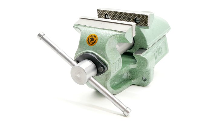 Imadło ślusarskie 100 mm z prowadzeniem pryzmowym typ 1240-100 - BISON