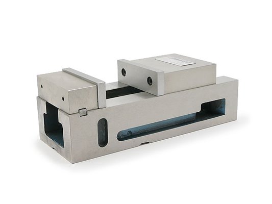 Imadło maszynowe stałe 100 mm z dociskiem szczęki  poziomo - pionowe - FPQ 100/100