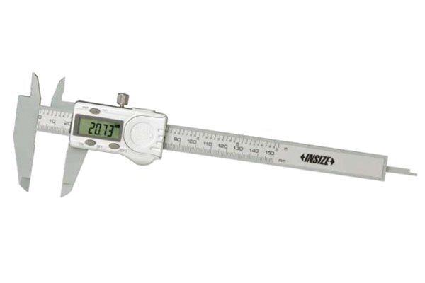 Suwmiarka elektroniczna, plastikowa 0-150mm/0-6" (bez rolki) - INSIZE 1139-150