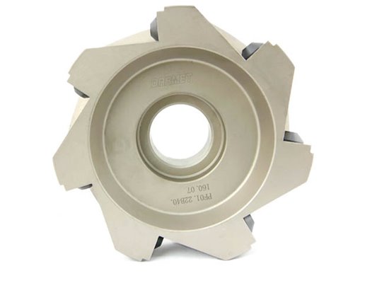 Frez składany nasadzany 160 mm, walcowo-czołowy | 7-ostrzowy, TPKN, TPKR (FA90TP22)