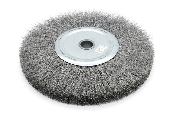 Szczotka tarczowa 350 x 33 mm z drutu stalowego karbowanego 0,35 mm, z otworem 32 mm- ANDRE 850155