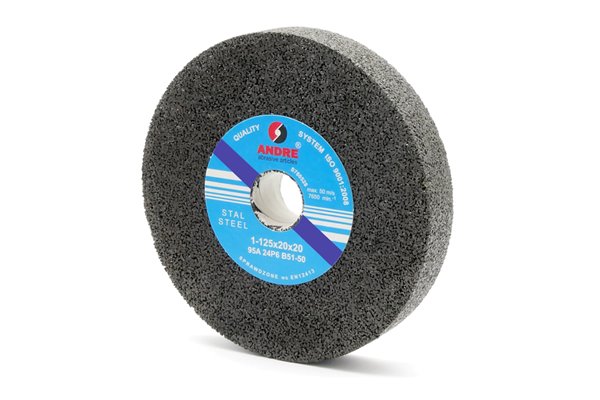 Kamień szlifierski 125 x 20 x 20 mm | ściernica płaska | typ 1 | 95A24P6B51 - ANDRE 110112