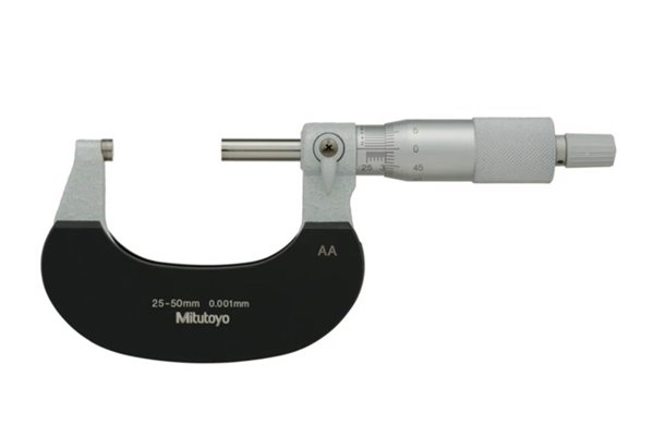Mikrometr zewnętrzny z izolowanym kabłąkiem 25-50 mm | rozdzielczość 0,001 mm | analogowy - MITUTOYO 102-312