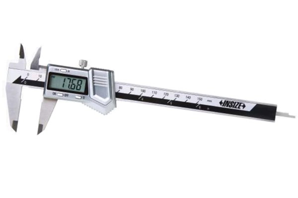 Suwmiarka elektroniczna, metalowa obudowa wyświetlacza, 0-150mm/0-6" (bez rolki) - INSIZE 1114-150AW