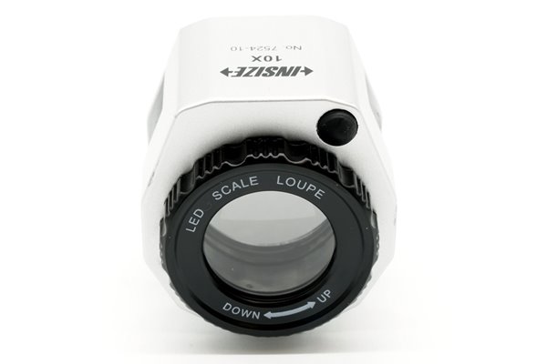 Lupa z podświetleniem LED | powiększenie 10x - INSIZE 7524-10