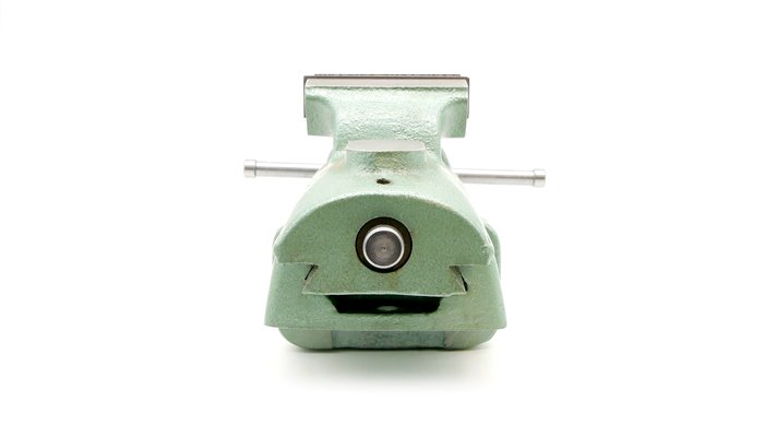 Imadło ślusarskie 80 mm z prowadzeniem pryzmowym typ 1240-80 - BISON