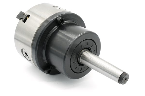 Uchwyt tokarski samocentrujący, żeliwny, 3 - szczękowy | 125 mm | chwyt Morse MK3 łożyskowany (DM-MW3-D125)