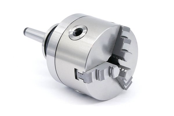 Uchwyt tokarski 100 mm | 3 - szczękowy | mocowanie stożek Morse MS2 - Darmet (DM-377)